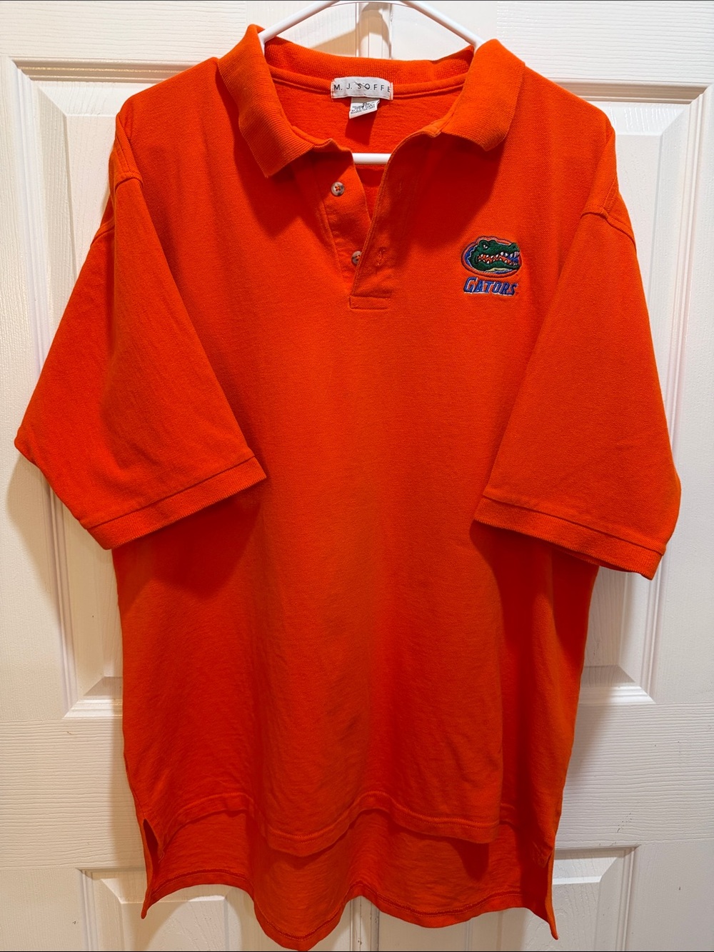 Vintage 90s Florida Gators Polo Shirt MJ Soffe Orange